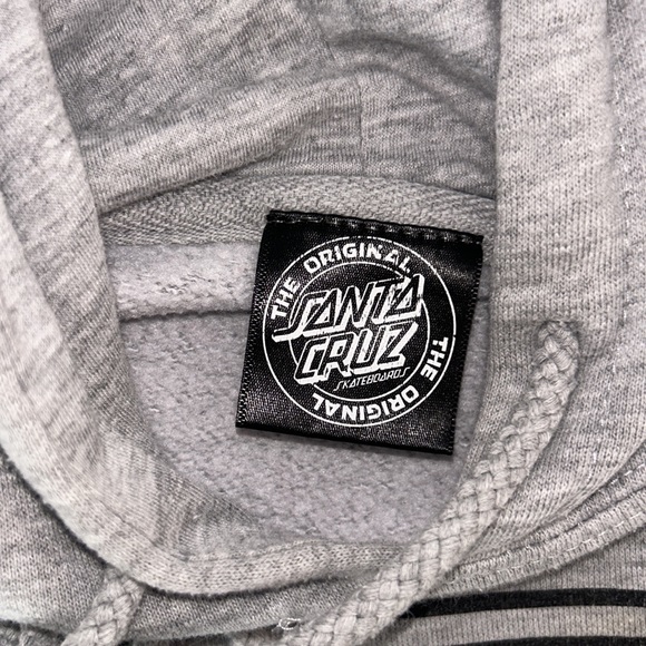 Grey Santa Cruz Hoodie (Size S) - Picture 2 of 3